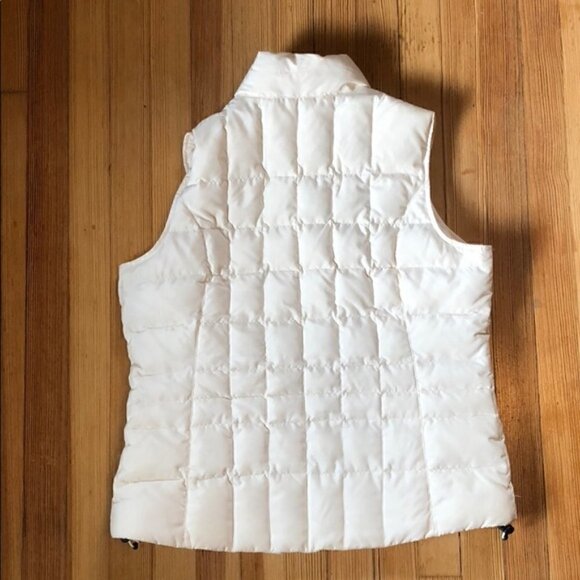 Eddie Bauer Cream Premium Goose Down Vest Size XXL - Picture 2 of 6